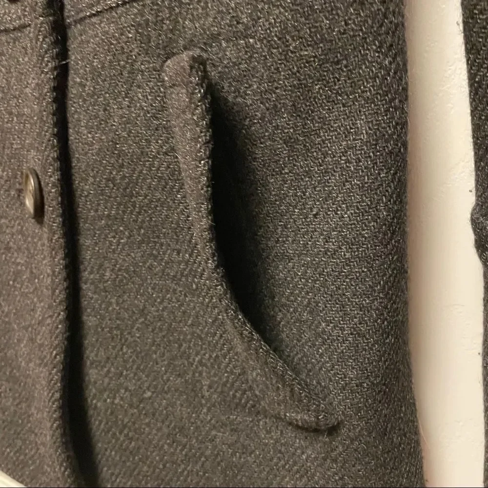 J. Crew Stadium Cloth Nello Gori Peacoat - Picture 3 of 6